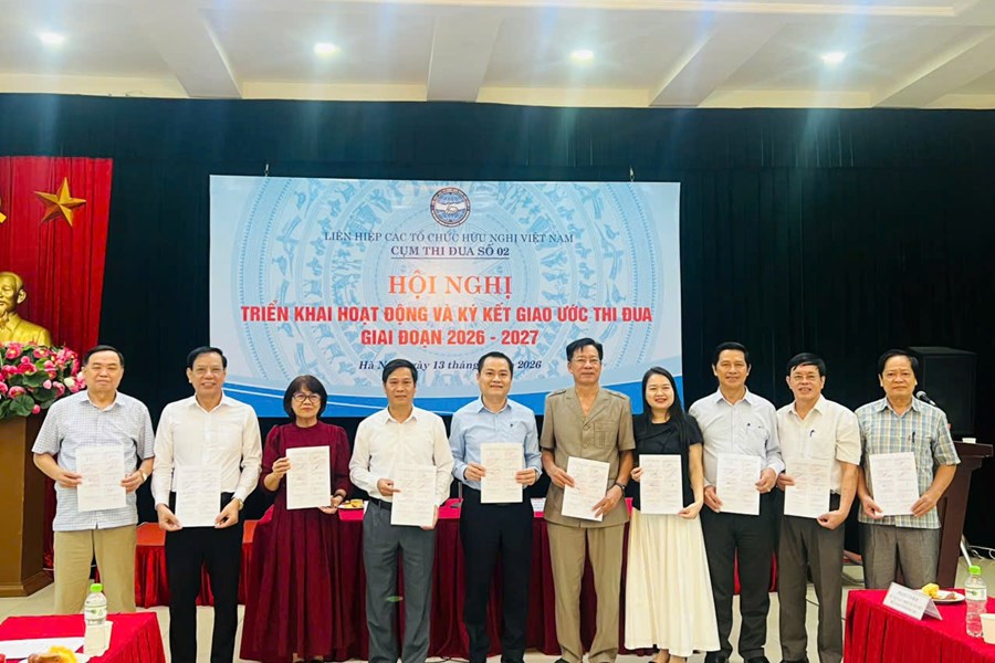 Hội nghị triển khai hoạt động và ký kết giao ước thi đua Cụm thi đua số 02